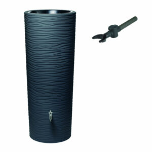 Kit Réservoir NATURA GRAPHITE  2 en 1 - 350 L - avec bac à plantes intégré, livr