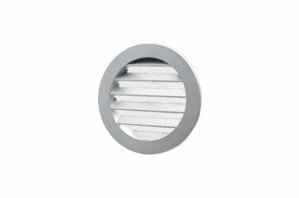Grille extérieure circulaire en aluminium type YGC ø80