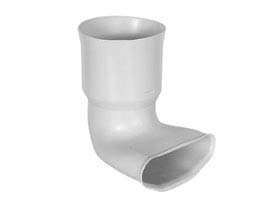 Coude adaptateur vertical FRAENKISCHE  Profi-Air 132 x 52 mm / diamètre 90