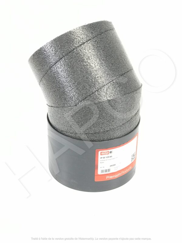 Coude Isolé  ISOPIPE 125 à 45° IP-B 125/45