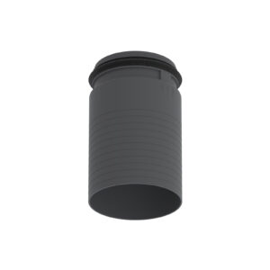 Extension TVA-CLRF - DN125/DN125 - Lo162/204mm, diamètre de perçage 140mm.