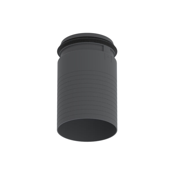 Extension TVA-CLRF - DN125/DN125 - Lo162/204mm, diamètre de perçage 140mm.