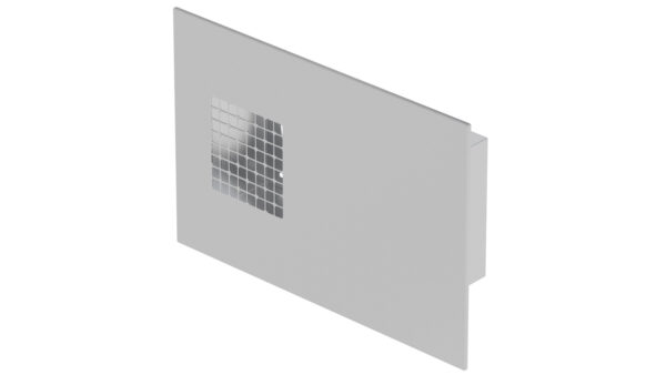 Grille combinée Dupla DN125 prise d'air DROITE INOX 200m3/h max