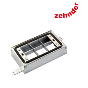 Kit installation au sol cadre téléscopique pour grille design standard H 60-95mm