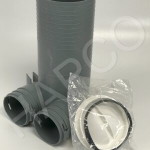 Plénum terminal 90° HELIOS FRS-DWK 2-75/125 en Polypropylène