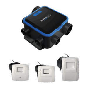 Kit EasyHOME Hygro COMPACT Classic +  Bouche BAHIA Curve Elec