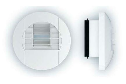 Bouche extraction Ø 125 cuisine ALIZE TEMPO HYGRO 6/40/90 HCE 0 Elec (230V)