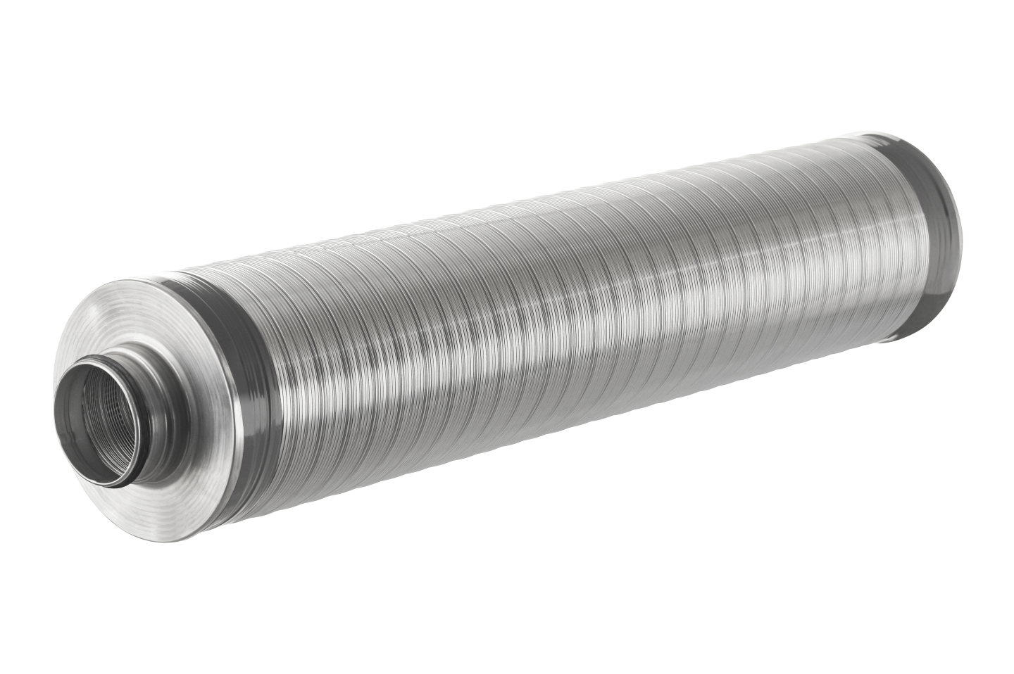 Silencieux semi-flexible Lg 0.5 mètre, diam. 200, Ep. 25 TSD 25, à joints