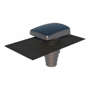 Sortie de toit UBIFLU 2 pour toiture ardoise anthracite  et  Multidiamètre