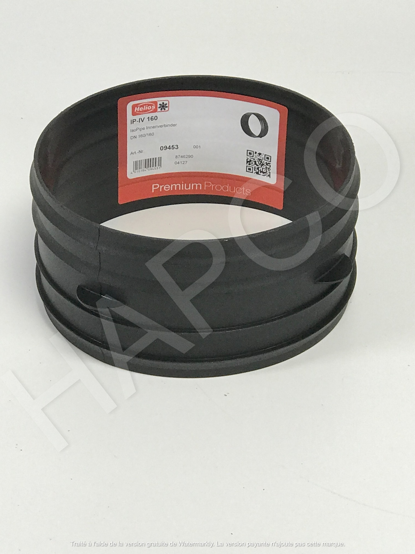 Raccord mâle ISOPIPE 160 IP-IV 160