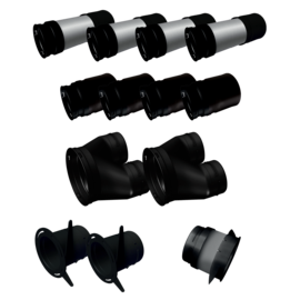 Kit accessoires Easyclip Optiflex pour groupes Easyhome