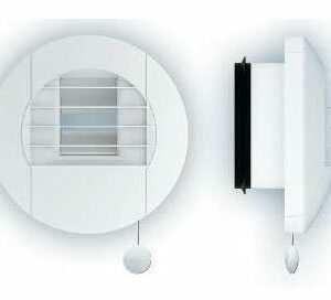 Bouche extraction Ø 125 cuisine ALIZE TEMPO HYGRO 10/45/45 HTC 3 commande corde