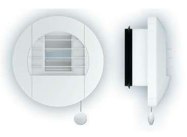 Bouche extraction Ø 125 cuisine ALIZE TEMPO HYGRO 10/45/45 HTC 3 commande corde