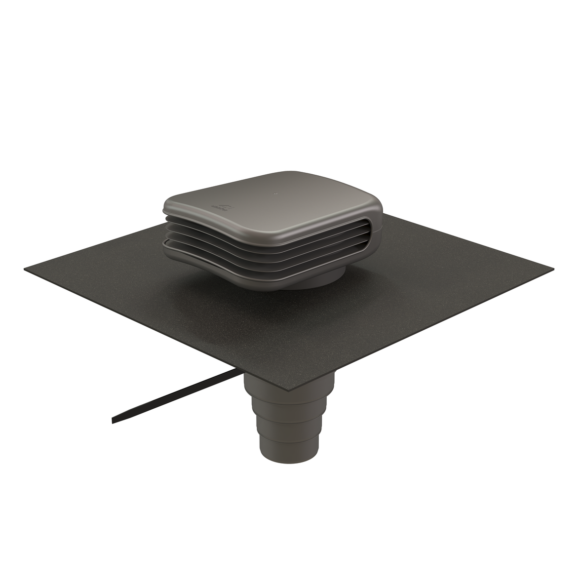 Terminal de toiture VALETIS anthracite DN160
