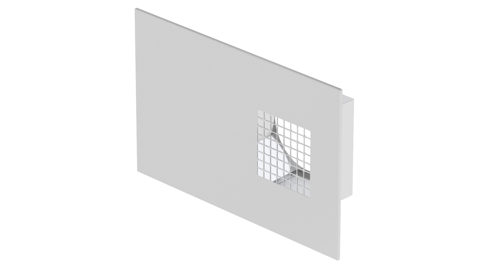 Grille combinée Dupla DN125 prise d'air gauche Inox 200m3/h max