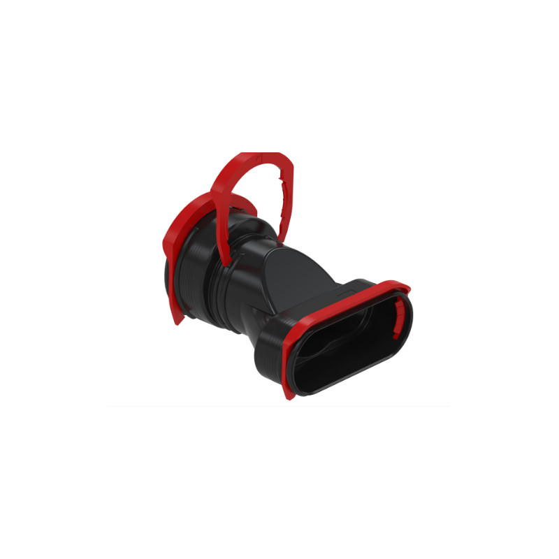 Raccord d'adaptation Droit ZEHNDER pour ComfoTube ø75ø90 / ComfoFlat 51-Rapidloc