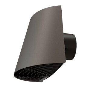 Terminal horizontal Plastique anthracite D160, CONTEGO