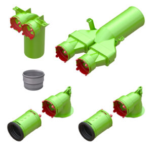 KIT accessoires VMC SF Horizontale UBBINK