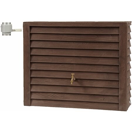 Kit Cuve WOODY bois foncé - 350 L -livré avec collecteur filtrant Eco gris et r