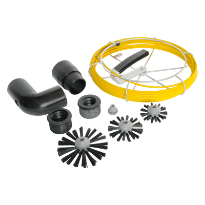 Kit de nettoyage pour conduits de ventilation PEHD HELIOS KWL-RS
