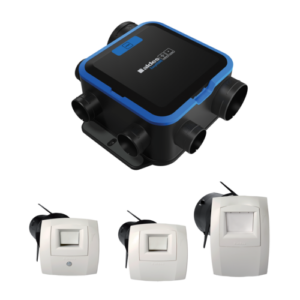 Kit EasyHOME Hygro COMPACT Classic +  Bouche BAHIA Curve Elec