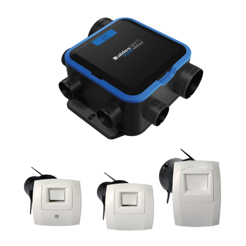 Kit EasyHOME Hygro COMPACT Classic + Bouche BAHIA Curve Elec