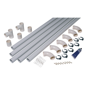 Kit serie T 3 prises, reseau Aspiration centralisée ALDES ( tube de ø51)