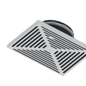 Bouche de ventilation DESIGN Carrée Type: MAZE