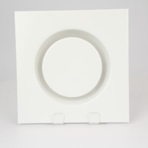 Bouche de soufflage metallique DVSQ-P125 Blanche