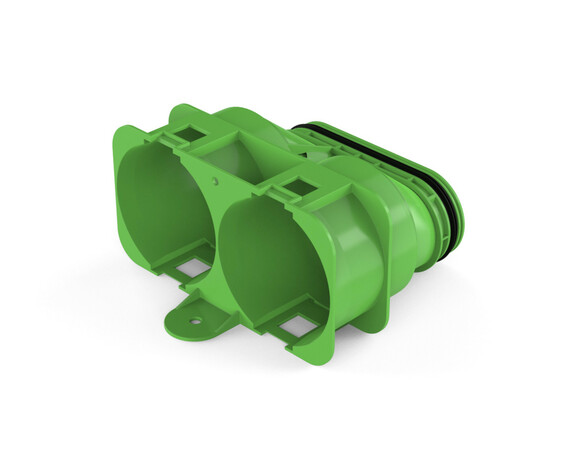 DucoFlex Adaptateur 2 x 75 conduit ovale