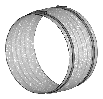 Manchette souple M0, ø250 mm