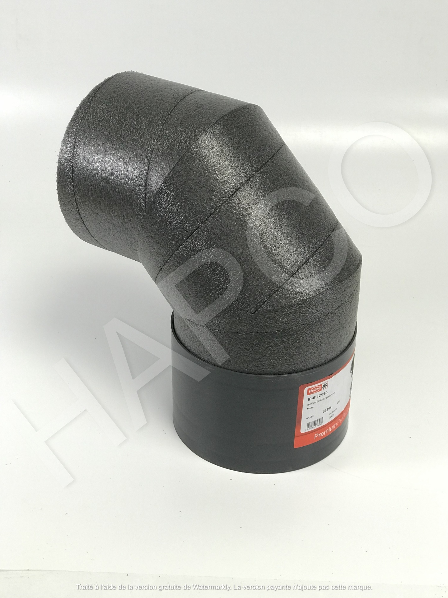 Coude Isolé ISOPIPE 125 à 90° IP-B 125/90