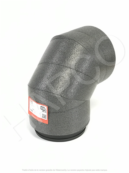 Coude Isolé ISOPIPE 180 à 90° IP-B 180/90
