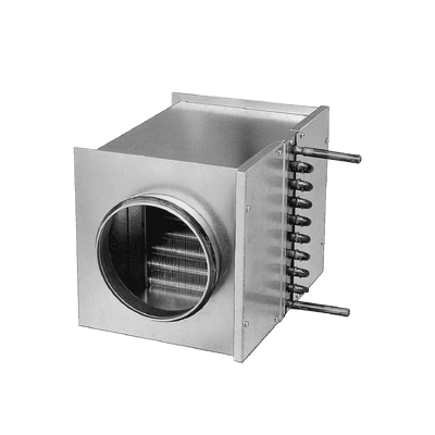 Batterie à Eau chaude pour Conduit Circulaire ø200 (sans filtre) Type WHR 200