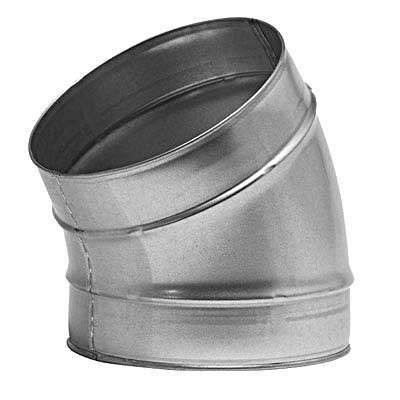 Coude à 30° - DN 100 en galva sans joints