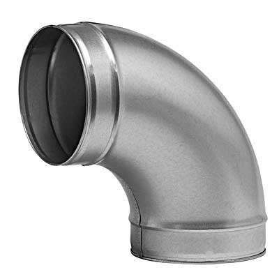 Coude à 90° - DN 200 en galva sans joints