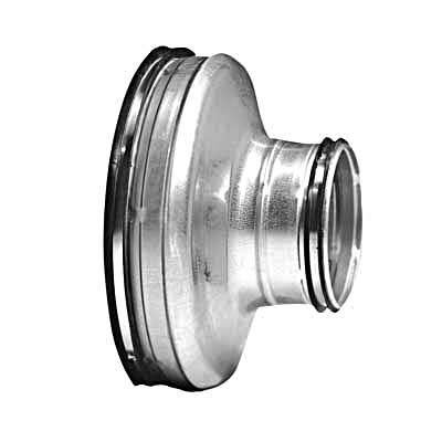 Réduction GALVA conique Diam.160/100, à joints, QuickSafe