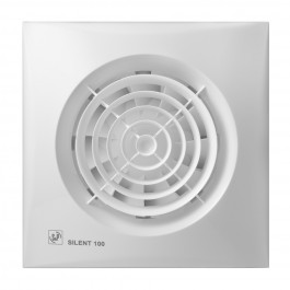 Aérateur ultra-silencieux 100 m³/H, extra-plat avec clapet anti-retour 12 volts