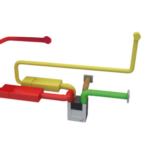ComfoKit ZEHNDER COMFOAIR Q 350 + reseau de distribution DN90