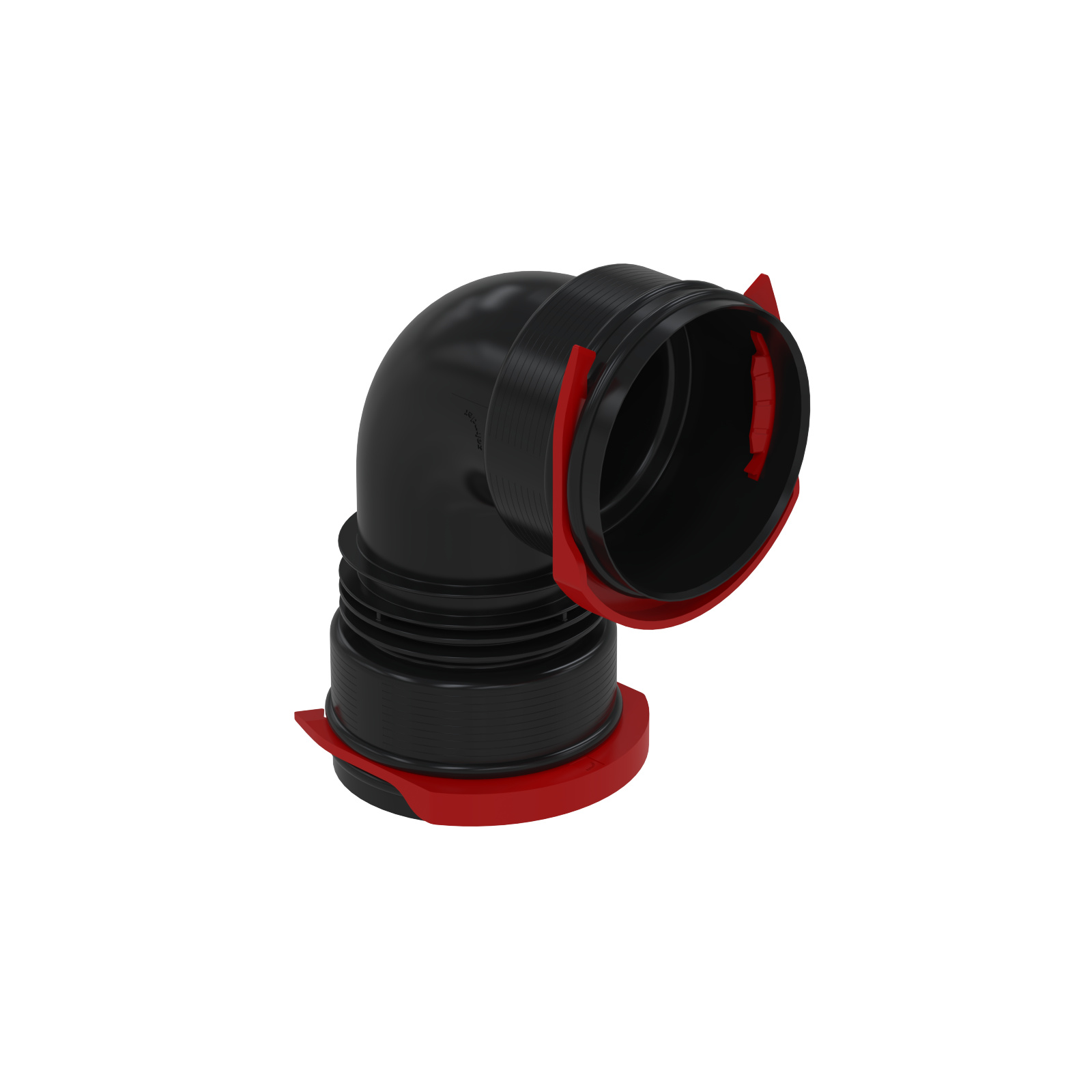 Coude 90° pour ComfoTube 90, Rapidlock