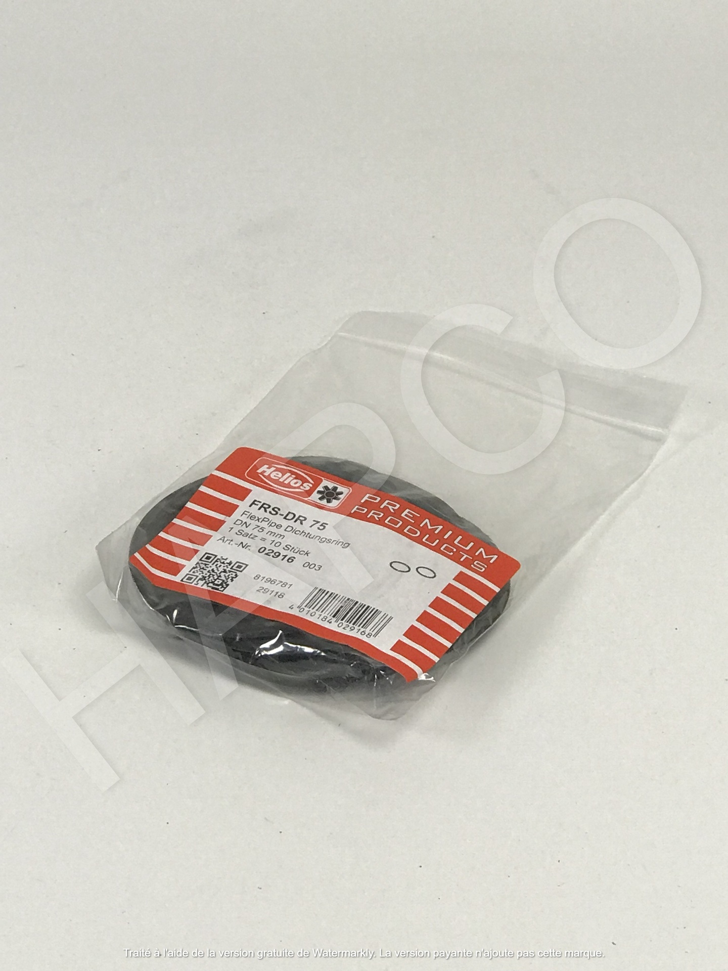 Sachet de 10 joints toriques HELIOS FRS-DR 75
