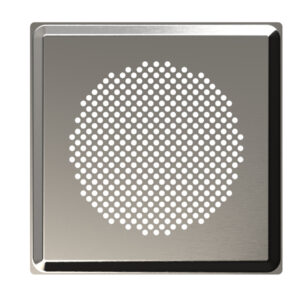 Grille carrée Venezia inox