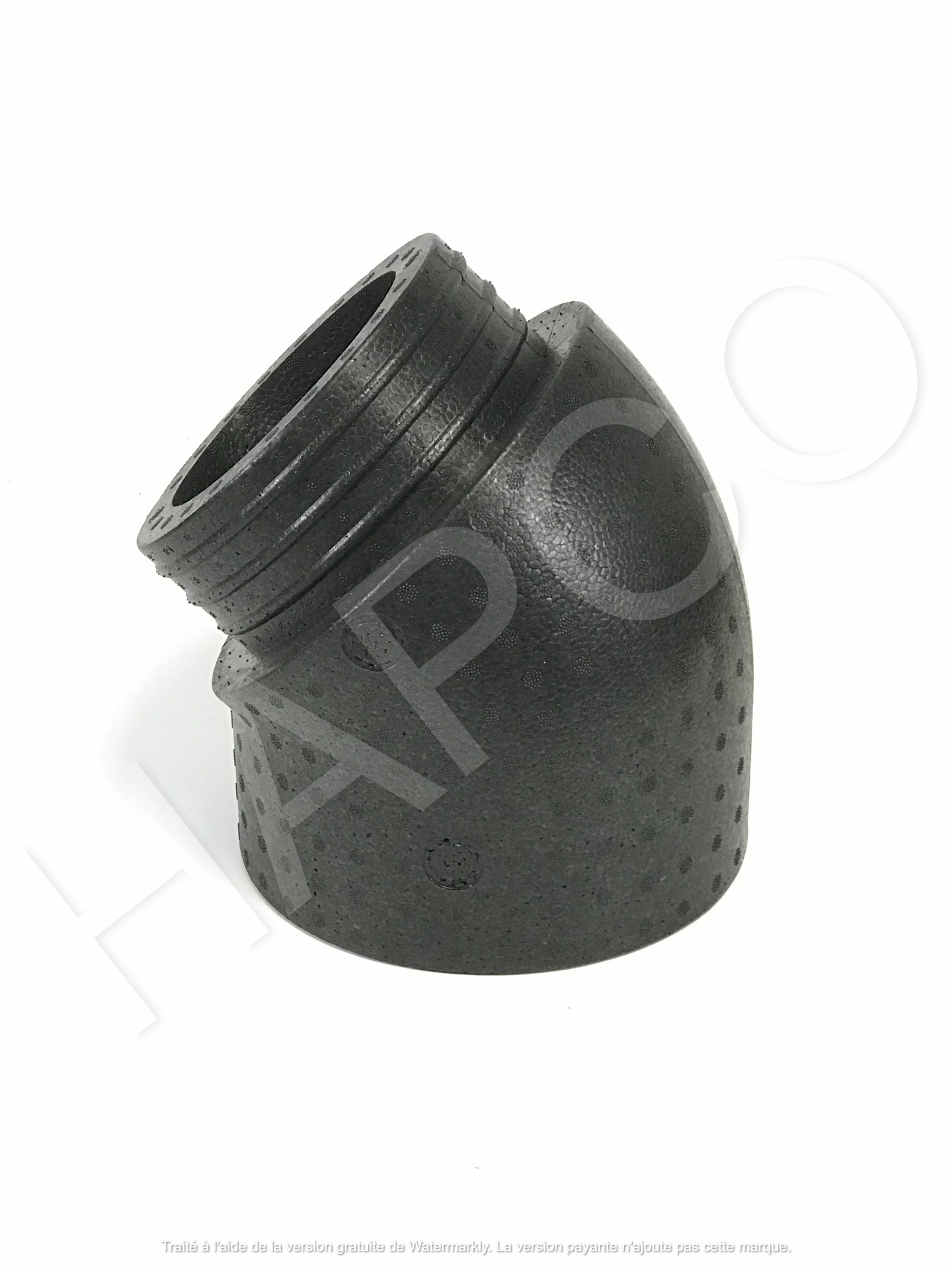 EPP 43 mm, Coude 45°, ø125mm/ø211 mm