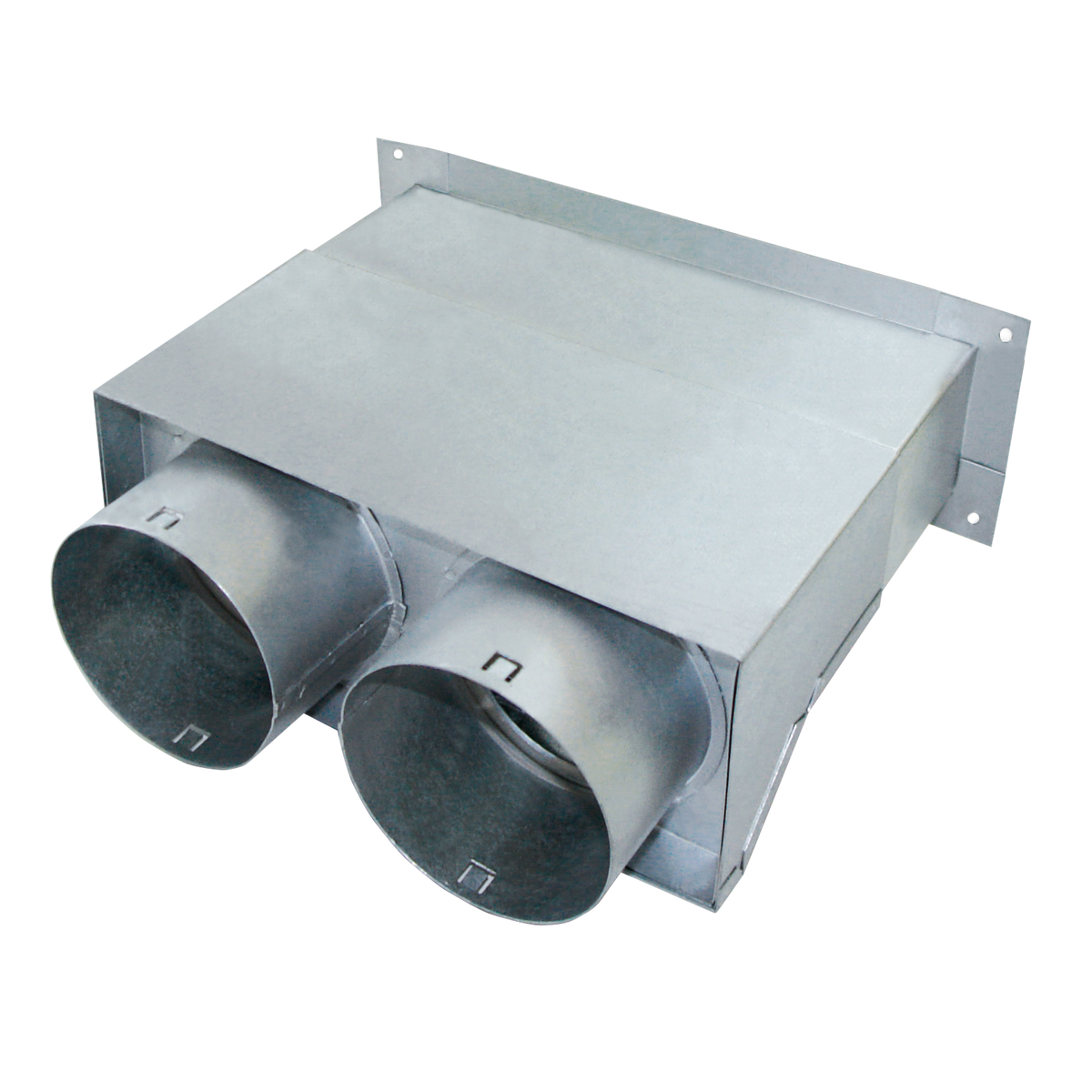 Kit plénum mural droit avec grille blanche FRS-WDS 2-75